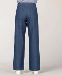 Jean à Ponts Femme Évasé - Coupe Taille Haute Chic 6 Jean à Ponts Femme Évasé - Coupe Taille Haute Chic -Terredemarins prod 9152 pantalon denim bleu pagana 666x812 fc7ea0111e0b