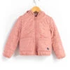Veste Matelassée Vieux Rose pour Fille avec Doublure Polaire