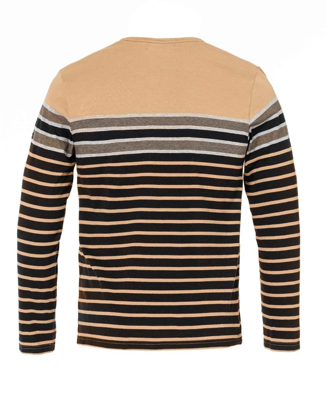 Marinière Homme Galbord - Manches Longues Noir et Sable 4 Marinière Homme Galbord - Manches Longues Noir et Sable – Image 2