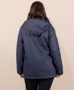 Terre de Marins Ciré Bleu Marine Femme - Protection & Style Marin -Terredemarins prod 9239 imper cire indigo fecirec 666x812 fc7ea0111e0b