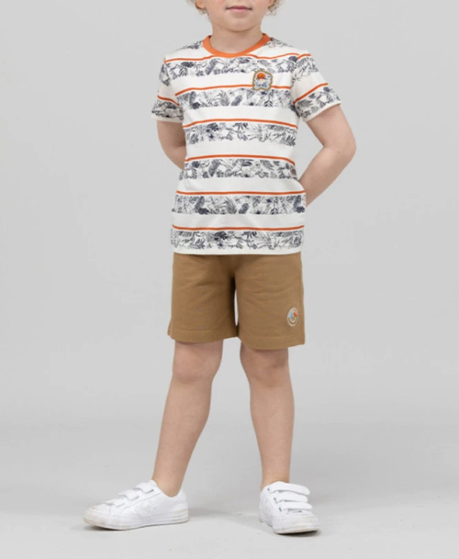 ABOB Boys' Grege Printed Short Sleeve T-Shirt 6 ABOB Boys' Grege Printed Short Sleeve T-Shirt – Image 4