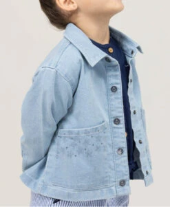 Veste en Jean Fille Joanha - Blouson Denim pour Enfant -Terredemarins prod 9305 veste ml denim clair joanha 666x812 fc7ea0111e0b