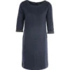 ILOV Robe Marine à Manches 3/4 avec Détails Raffinés -Terredemarins prod 937 robe ml marine ilov 666x812 fc7ea0111e0b