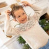 Pull de Noël Fille en Tricot Jacquard Doux - Style Marine Exclusif 1 Pull de Noël Fille en Tricot Jacquard Doux - Style Marine Exclusif -Terredemarins prod 9519 pull beige chine kyma 666x812 fc7ea0111e0b