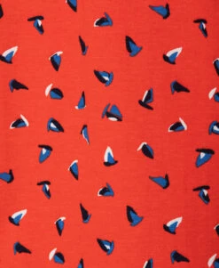 T-shirt en Coton Orange à Imprimé Bateaux Exclusif pour Femme -Terredemarins prod 9544 tee shirt mc imprime orange bellat 666x812 fc7ea0111e0b