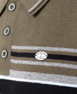 Pull Kaki Homme avec Col Polo et Rayures Placées - Style Casual Chic 7 Pull Kaki Homme avec Col Polo et Rayures Placées - Style Casual Chic -Terredemarins prod 9563 pull kaki hanin 666x812 fc7ea0111e0b