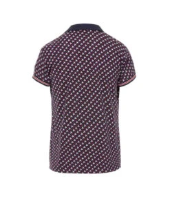 Polo Femme Celli à Imprimé Exclusif et Col Contrasté