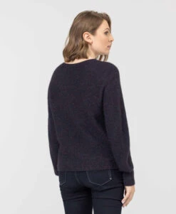Pull Femme Kaliso en Laine et Alpaga - Made in France Bleu Marine -Terredemarins prod 9629 pull indigo kaliso 666x812 fc7ea0111e0b