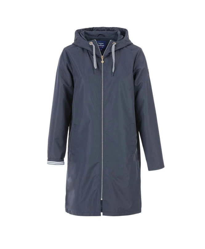 Coupe-Vent Long Koany Marine pour Femme 3 Coupe-Vent Long Koany Marine pour Femme