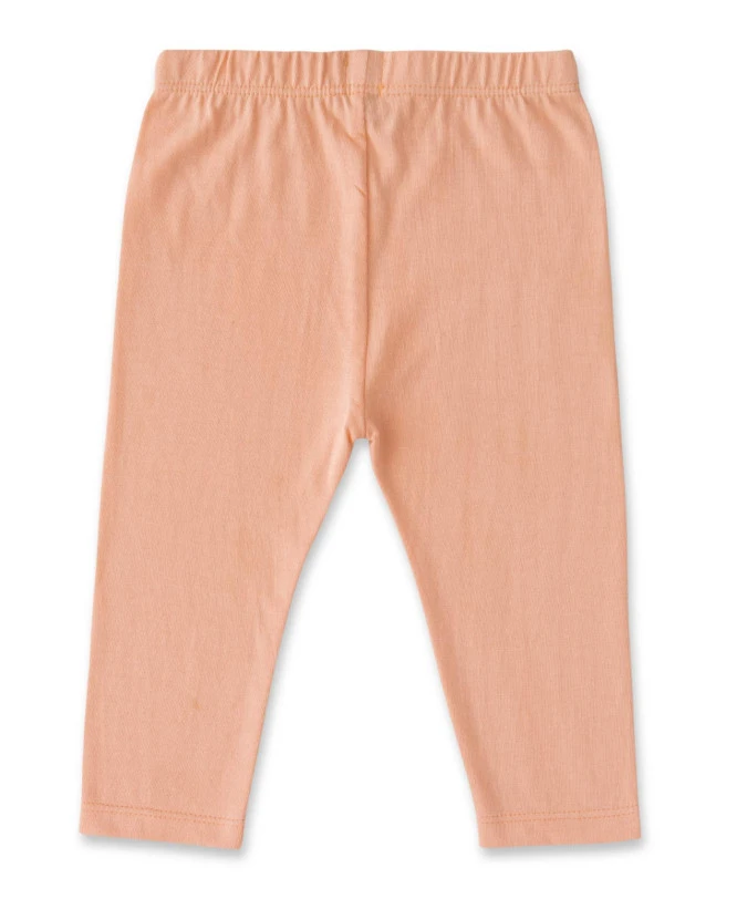 Ensemble Bébé EFANELLE : Robe Rayée & Legging Pêche Confortable 6 Ensemble Bébé EFANELLE : Robe Rayée & Legging Pêche Confortable – Image 4