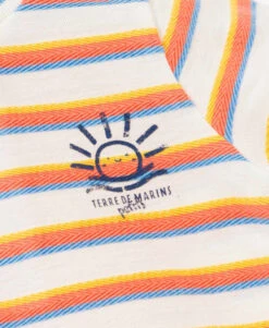 T-Shirt Rayé Bébé Garçon - Look Marin Multicolore et Confortable -Terredemarins prod 9822 tee shirt mc raye multicolore tourol 666x812 fc7ea0111e0b