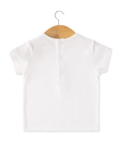 Ensemble Salopette Rayée et T-shirt pour Bébé - Style Marin Confortable -Terredemarins prod 9833 salopette courte haut naturel peche efir 666x812 fc7ea0111e0b