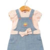 Efugie Ensemble Bébé Fille - Robe Salopette et T-shirt Imprimé -Terredemarins prod 9870 robe haut bleu efugie 666x812 fc7ea0111e0b