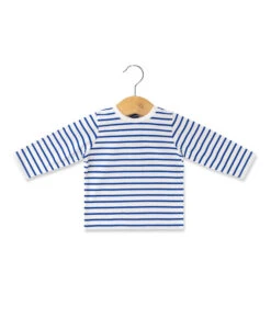 Ensemble Bébé Garçon Salopette Bleu Marine et T-shirt Marinière -Terredemarins prod 9896 salopette longue haut indigo eglezy 666x812 fc7ea0111e0b