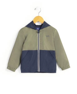 Coupe-Vent XYLOPIAG Bicolore Bleu Marine et Kaki pour Garçon -Terredemarins prod 9935 coupe vent indigo kaki xylopiag 666x812 fc7ea0111e0b