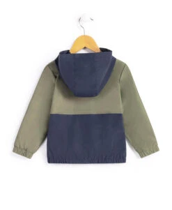 Coupe-Vent XYLOPIAG Bicolore Bleu Marine et Kaki pour Garçon -Terredemarins prod 9936 coupe vent indigo kaki xylopiag 666x812 fc7ea0111e0b
